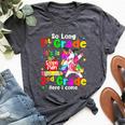 So Long 1St Grade Look Out 2Nd Grade Here I Come Unicorn Kid Bella Canvas T-shirt Heather Dark Grey