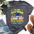 So Long 8Th Grade Graduation High School Here I Come 2024 Bella Canvas T-shirt Heather Dark Grey