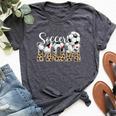 Soccer Mama Mom Mother Mother's Day Cheering Boy Sport Bella Canvas T-shirt Heather Dark Grey