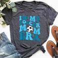 In My Soccer Mom Era Retro Soccer Mom Life Bella Canvas T-shirt Heather Dark Grey