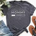 Soon To Be Mommy Est 2024 Promoted To Mom 2024 New Mama Bella Canvas T-shirt Heather Dark Grey