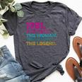 Special Birthday Vintage 1981 Year Woman Myth Legend Bella Canvas T-shirt Heather Dark Grey