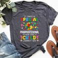 Special Paraprofessional Teacher Sped Teachers Autism Bella Canvas T-shirt Heather Dark Grey