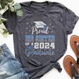 Super Proud Big Sister 2024 Graduate Awesome Family College Bella Canvas T-shirt Heather Dark Grey
