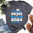 Super Proud Mom Of 2024 Graduate Awesome Family College Bella Canvas T-shirt Heather Dark Grey