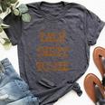 Talk Dirty To Me Mud Dirt Spray Top Womens Bella Canvas T-shirt Heather Dark Grey