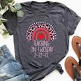 Teaching On Twosday 2-22-22 Twos Day 2022 Teacher Men Bella Canvas T-shirt Heather Dark Grey