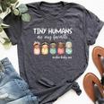 Tiny Humans Are My Favorite Nicu Mother Baby Unit Nurse Bella Canvas T-shirt Heather Dark Grey