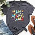 Toy Story Mama Boy Mom Mommy Groovy Happy Mother's Day Bella Canvas T-shirt Heather Dark Grey