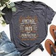 Vintage 1975 49Th Birthday 49 Year Old For Women Bella Canvas T-shirt Heather Dark Grey