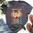 Vintage 38Th Birthday For Awesome Since 1984 Bella Canvas T-shirt Heather Dark Grey