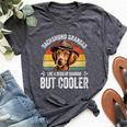 Vintage Dachshund Grandad Like A Regular Grandad But Cooler Bella Canvas T-shirt Heather Dark Grey