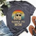 Vintage Guinea Pig Mom Guinea Pig Lovers Mommy Mother's Day Bella Canvas T-shirt Heather Dark Grey