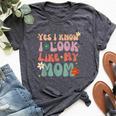 Yes I Know I Look Like My Mom Daughter My Mom Toddler Bella Canvas T-shirt Heather Dark Grey