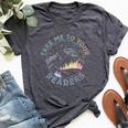 Take Reading English Teacher Library Alien Space T-S Tie Dye Bella Canvas T-shirt Heather Deep Teal