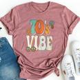 70'S Vibe Costume 70S Party Outfit Groovy Hippie Peace Retro Bella Canvas T-shirt Heather Mauve