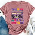 This Is My 80'S Costume Outfit Eighties Retro Vintage Party Bella Canvas T-shirt Heather Mauve