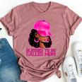 African American Afro Blessed To Be Called Mom Bella Canvas T-shirt Heather Mauve