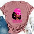 African American Afro Queen Sassy Black Woman Unbothered Bella Canvas T-shirt Heather Mauve