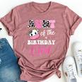 Aunt Of The Birthday Girl Family Matching Farm Cow Bella Canvas T-shirt Heather Mauve