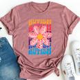 Autism Awareness Flower Acceptance Inclusion Love Support Bella Canvas T-shirt Heather Mauve