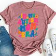 Autism Mom Autism Awareness In My Autism Mom Era Bella Canvas T-shirt Heather Mauve