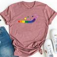 Awesome Rainbow Millipede For Lgbtq Gay Millipede Pet Owner Bella Canvas T-shirt Heather Mauve