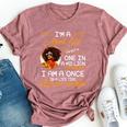 Black Aries Birthday I'm A April Girl Melanin Bella Canvas T-shirt Heather Mauve