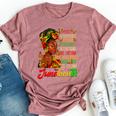 Black History Month Junenth I Am The Storm Black Women Bella Canvas T-shirt Heather Mauve