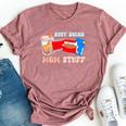 Busy Doing Mom Stuff Busy-Mom Bubble Tea Bella Canvas T-shirt Heather Mauve