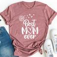 Butterflies Best Mom Ever From Daughter Son On Mother's Day Bella Canvas T-shirt Heather Mauve