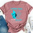 Butterfly For My Daughter Support Cervical Cancer Awareness Bella Canvas T-shirt Heather Mauve