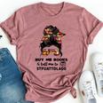 Buy Me Books And Tell Me To Stfuattdlagg Messy Bun Bella Canvas T-shirt Heather Mauve
