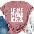 In My Cheerleader Era Groovy Football Cheer Leader Mom Coach Bella Canvas T-shirt Heather Mauve