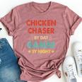 Chicken Chaser By Day Gamer By Night Bella Canvas T-shirt Heather Mauve