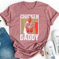 Chicken Daddy Rooster Farmer Fathers Day For Men Bella Canvas T-shirt Heather Mauve