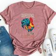 Chicken Farmer Professional Chicken Chaser Bella Canvas T-shirt Heather Mauve