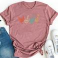 Chicken Retro Vintage Poultry Farmer Farm Lover Bella Canvas T-shirt Heather Mauve