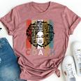 Coach Afro African American Black History Month Bella Canvas T-shirt Heather Mauve