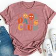 Cool Dads Club Dad Father's Day Retro Groovy Pocket Bella Canvas T-shirt Heather Mauve
