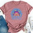 Cute Autism Mom Autism Awareness Be Kind Support Bella Canvas T-shirt Heather Mauve