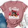 Cute Rottweiler For Mom Rottie Rottweiler Lover Bella Canvas T-shirt Heather Mauve