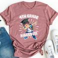 Dabbing Graduation Boy 4Th Grade Class Of 2021 Nailed It Bella Canvas T-shirt Heather Mauve