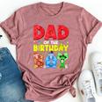 Dad And Mom Birthday Boy Gorilla Game Family Matching Bella Canvas T-shirt Heather Mauve