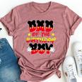 Dad And Mom Birthday Boy Mouse Family Matching Bella Canvas T-shirt Heather Mauve