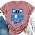 Dad And Mom Of The Boss Birthday Boy Baby Family Party Bella Canvas T-shirt Heather Mauve