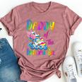 Daddy Of The Birthday Girl Rolling Skate Family Party Bella Canvas T-shirt Heather Mauve