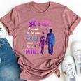 Dad's Girl I Used To Be His Angel Now He Is Mine Daughter Bella Canvas T-shirt Heather Mauve