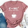 EMc Energy Is Milk And Coffee Formula Science Bella Canvas T-shirt Heather Mauve