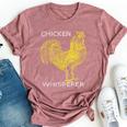 Farmer Ideas For Chicken Lover Backyard Farming Bella Canvas T-shirt Heather Mauve